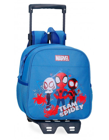 44720T1 ADAPT. BACKPACK  25CM.W/TROLLEY  TEAM SPIDEY